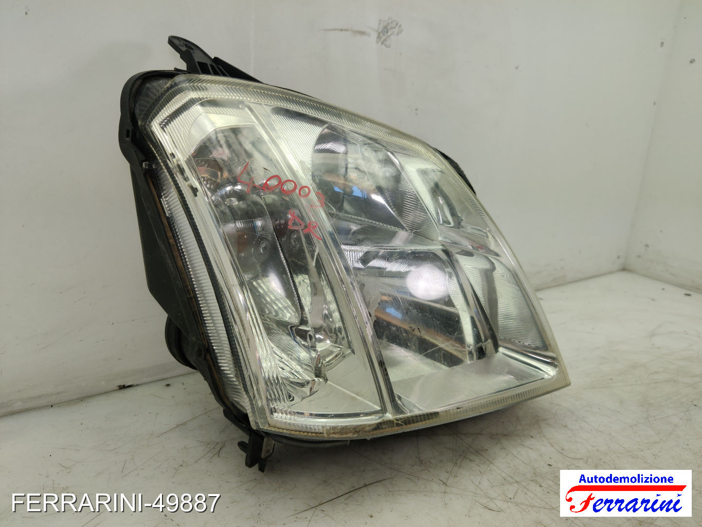 Faro Anteriore OPEL MERIVA A X03 2003-2010 destro, dx 1216152, 1216153 9