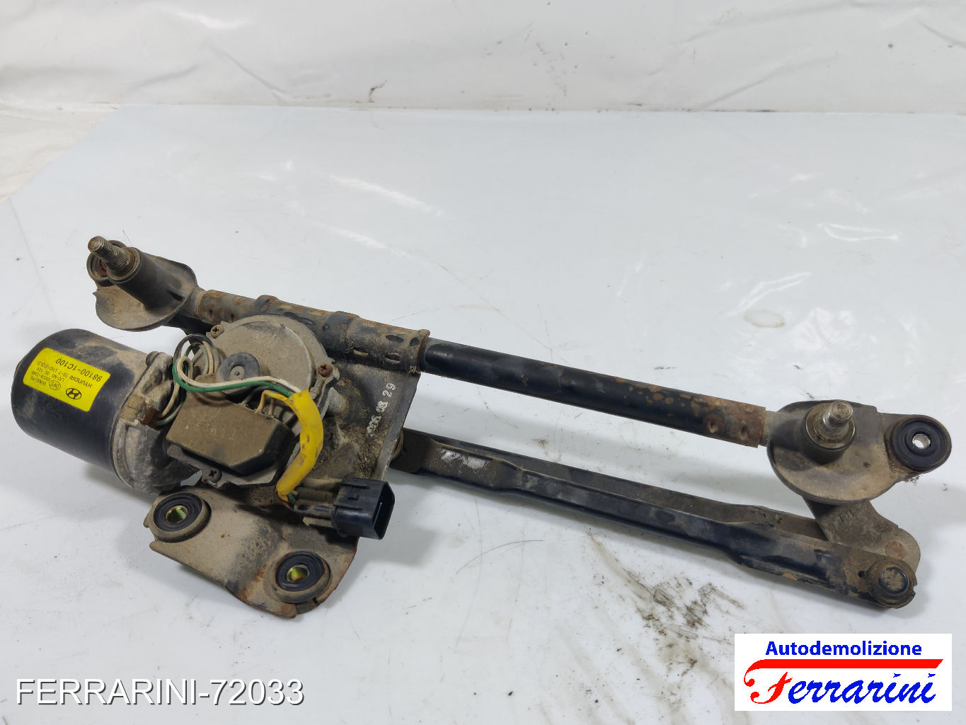 Spazzacqua Motorino Tergicristallo HYUNDAI GETZ TB 2005-2009 anteriore, frontale 6