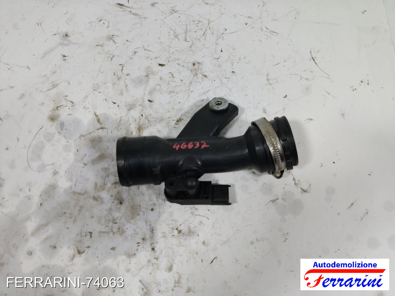 MAP bosch manicotto intercooler K9K NISSAN QASHQAI 1 J10, JJ10E, NJ10 1.5 DCI