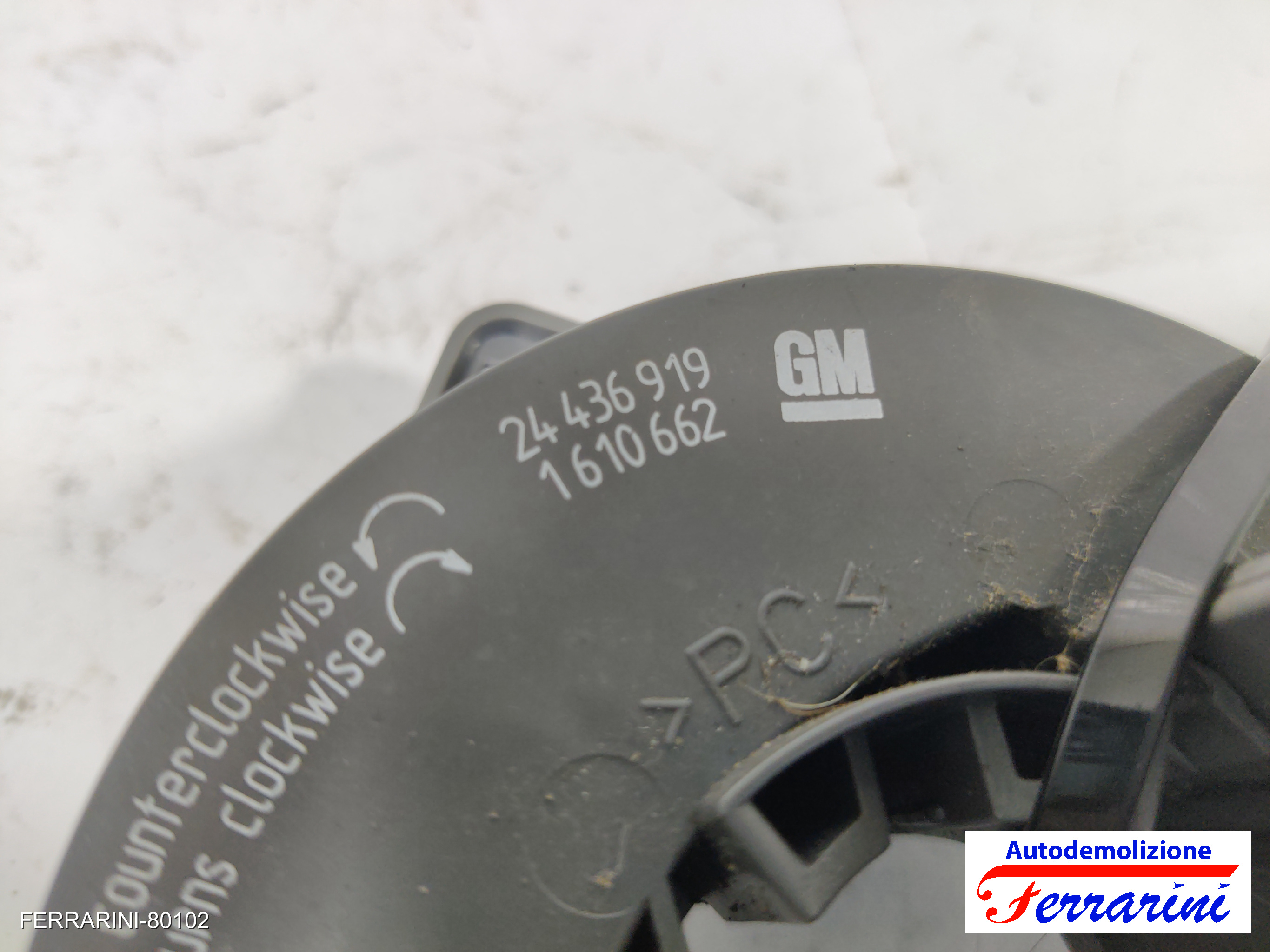 Spiralto Massa Strisciante OPEL AGILA A H00 2003-2007 24436919, 1610662