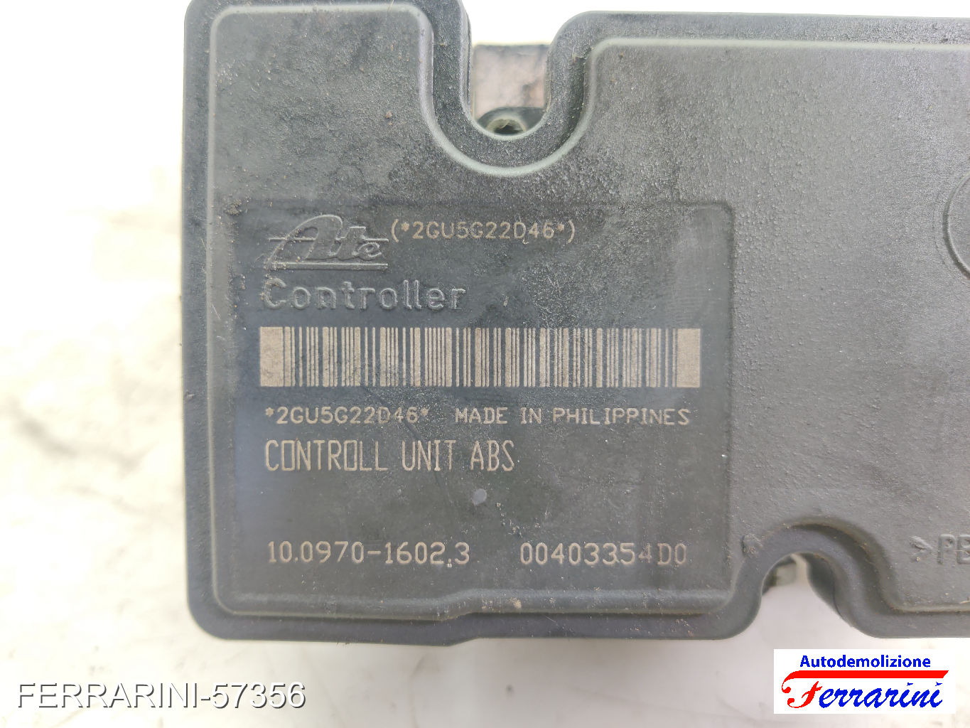 Centralina Pompa Abs FIAT DOBLO 119, 223 1.9 JTD 2003-2010 51773386, 71749898