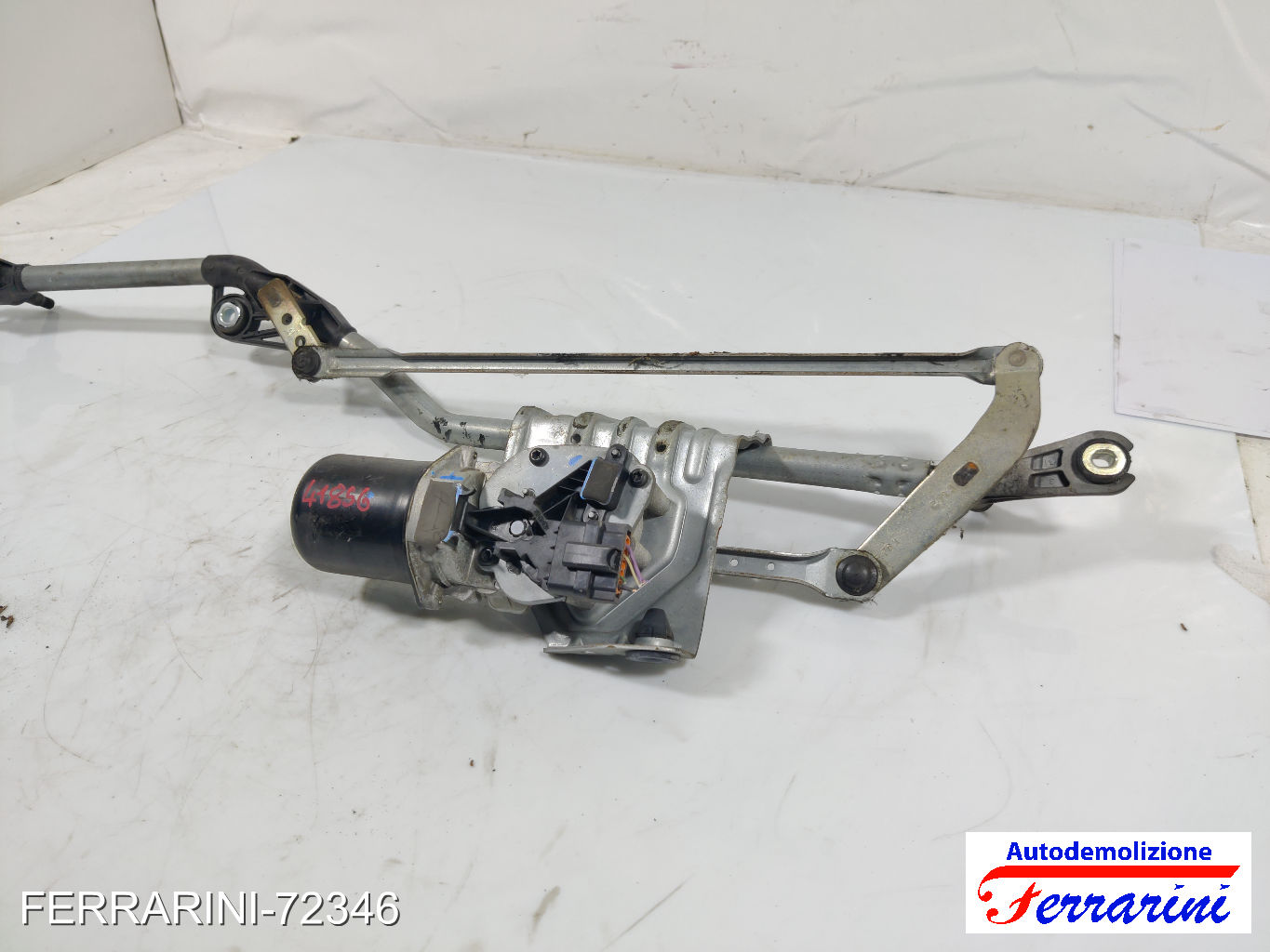 Spazzacqua Motorino Tergicristallo RENAULT SCENIC 2 JM0/1 2005-2008 anteriore 12