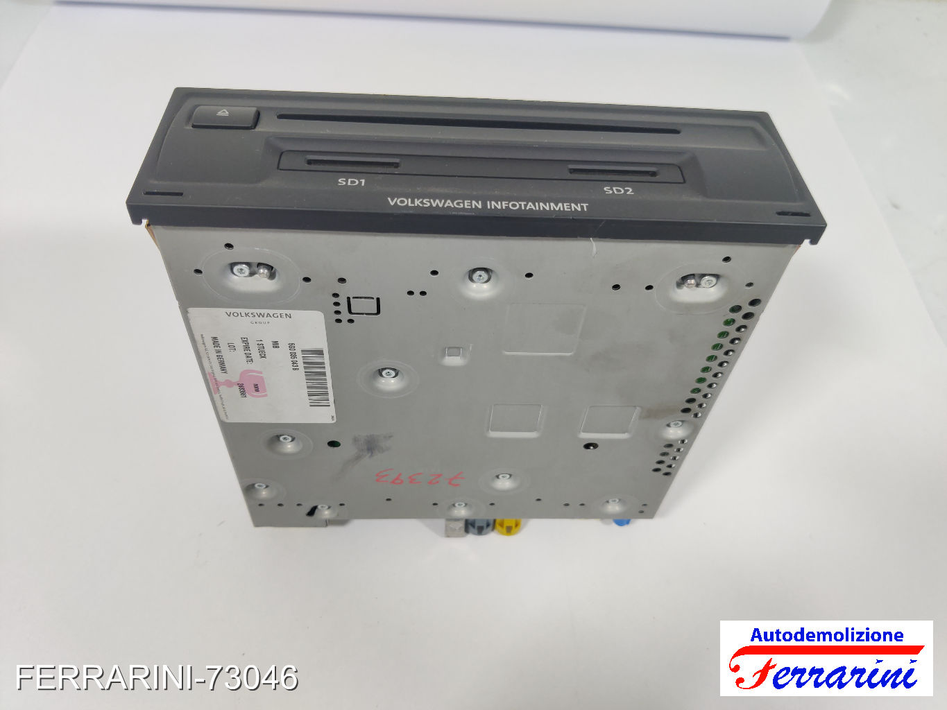 Stereo Radio VW GOLF 7 5G1, BE1, BE2, BQ1 2012-2020 5G0035043B, 48A9D2B05BB6 9