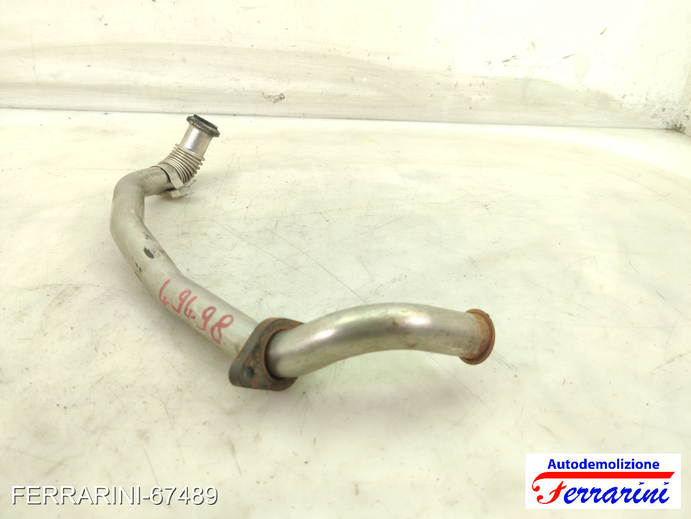 tubo tubazione egr VOLVO V50 545 2.0 D 2004-2010 9652264880, 31251147, 36000980 7