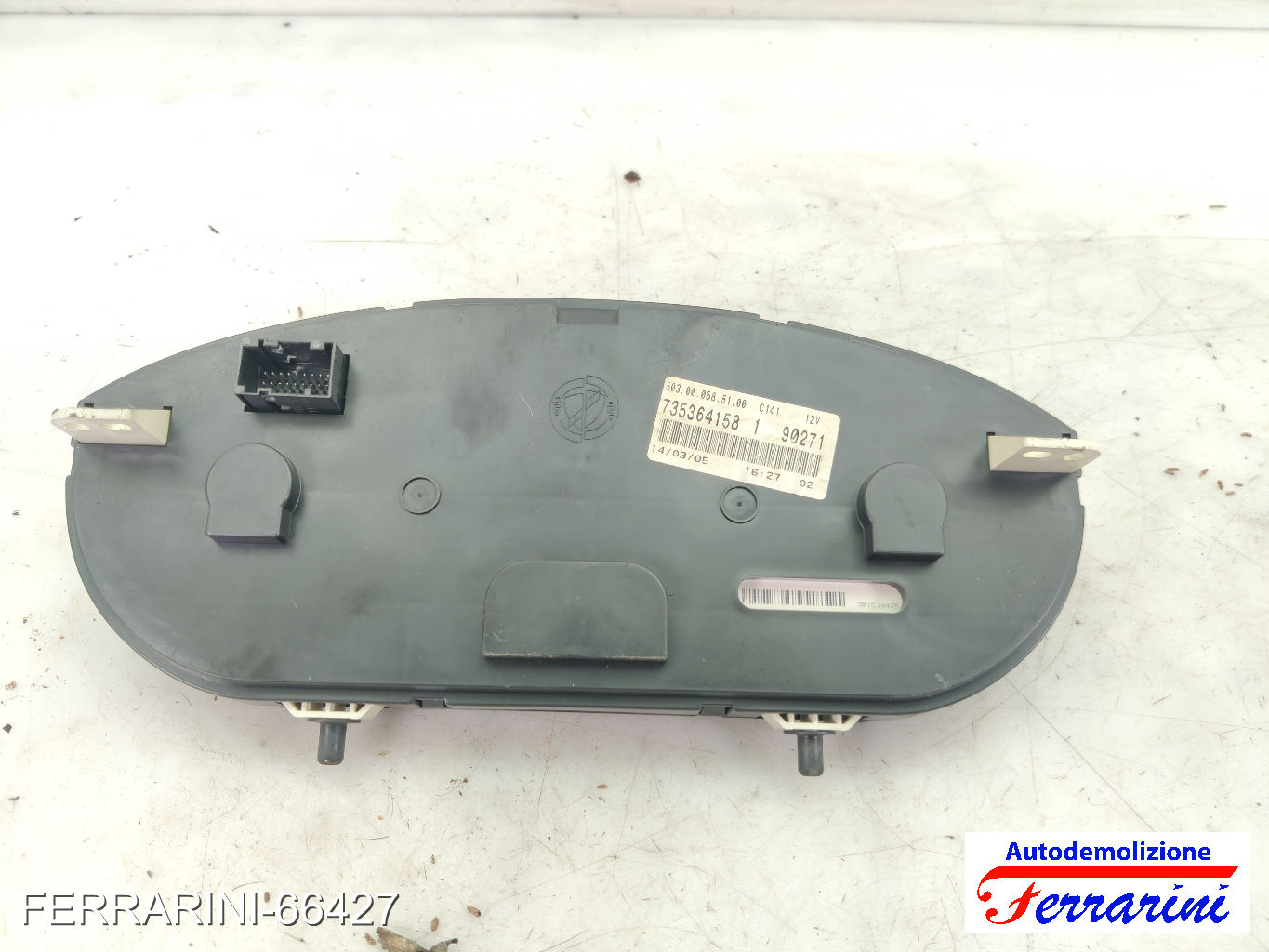 Quadro Contachilometri FIAT IDEA 350 1.3 D MULTIJET 2004-2012 735364158 10