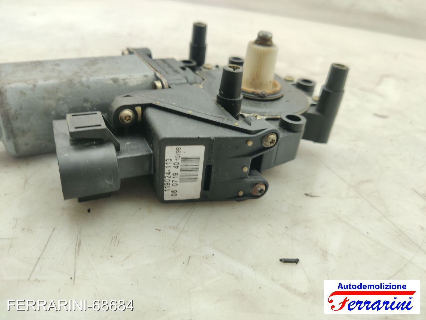 Motorino Alzavetro AUDI A4 AT 8D5 1.9 TDI 1996-2001 8D0959802B, 8D0959802E 8