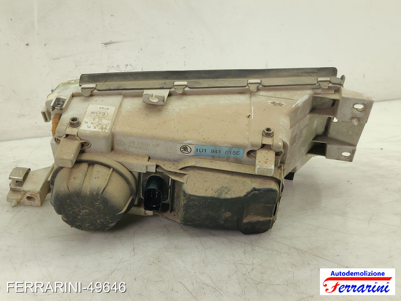 Faro Anteriore SKODA OCTAVIA 1 1U2 1996-2010 sinistro, sx 1U1941015E, 1U1941017N 8