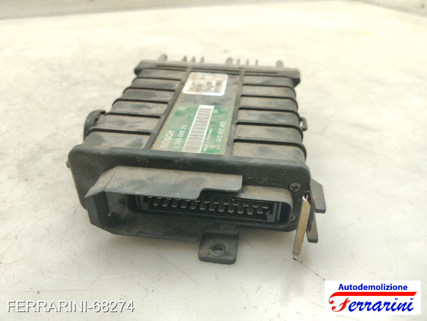 Centralina Motore AUDI 80 893, 894, 8A2 1.6 1986-1991 443907403, 0280000711 9