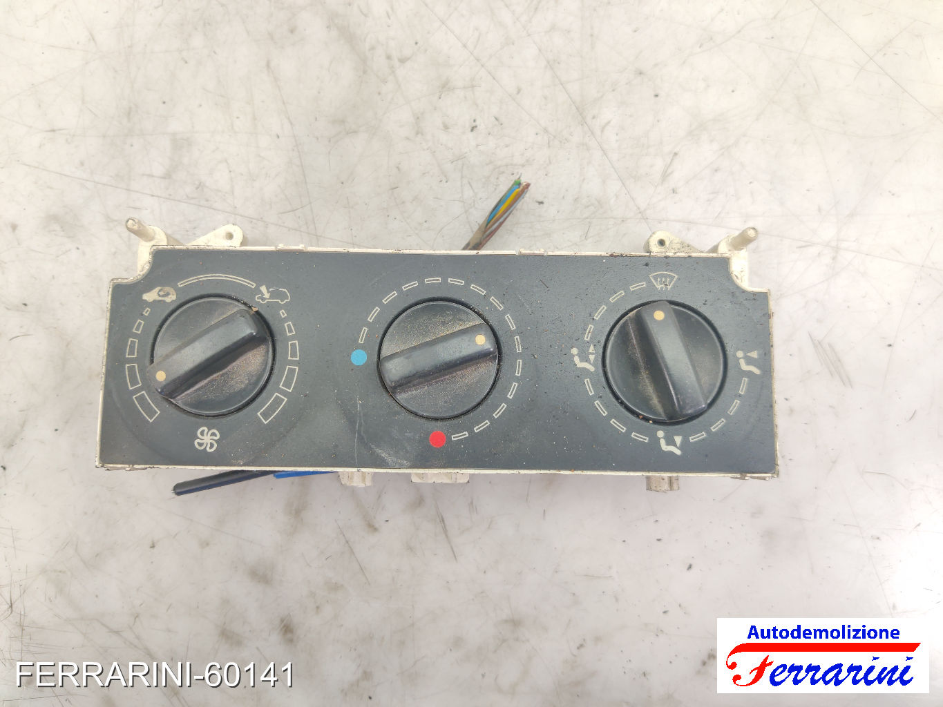 Tastiera Clima PEUGEOT PARTNER COMBISPACE 5, G 2000-2008 anteriore, frontale