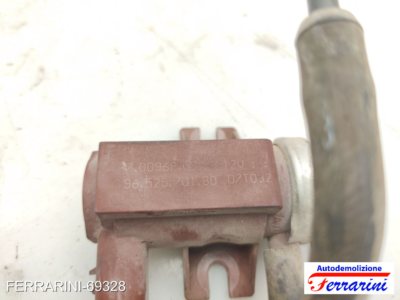 Elettrovalvola pressione turbo PEUGEOT 307 3A/C 1.6 HDI 110 2004-2009 9652570180