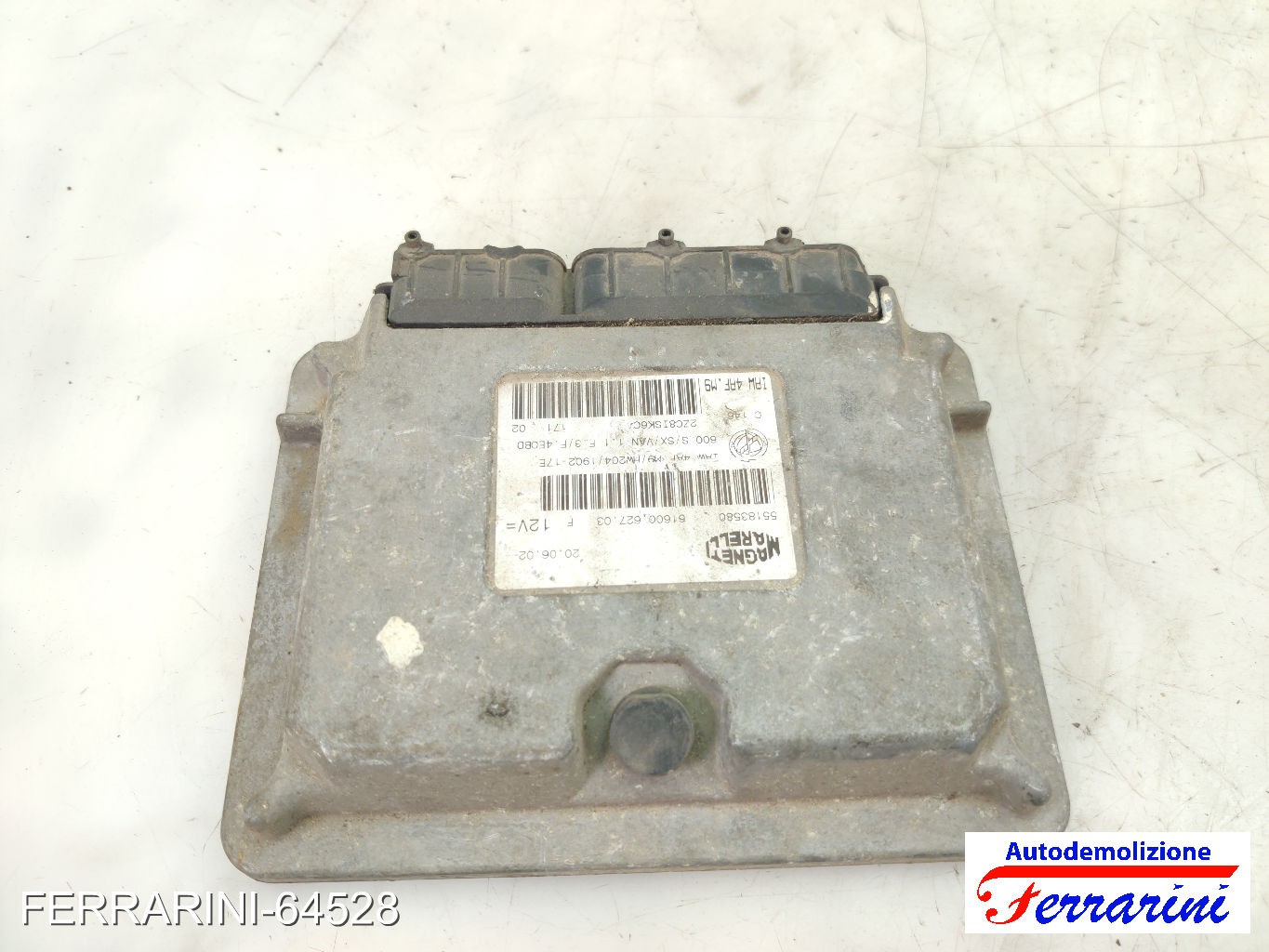 Centralina Motore FIAT SEICENTO 600 287 1.1 1998-2010 55183580, 55187372