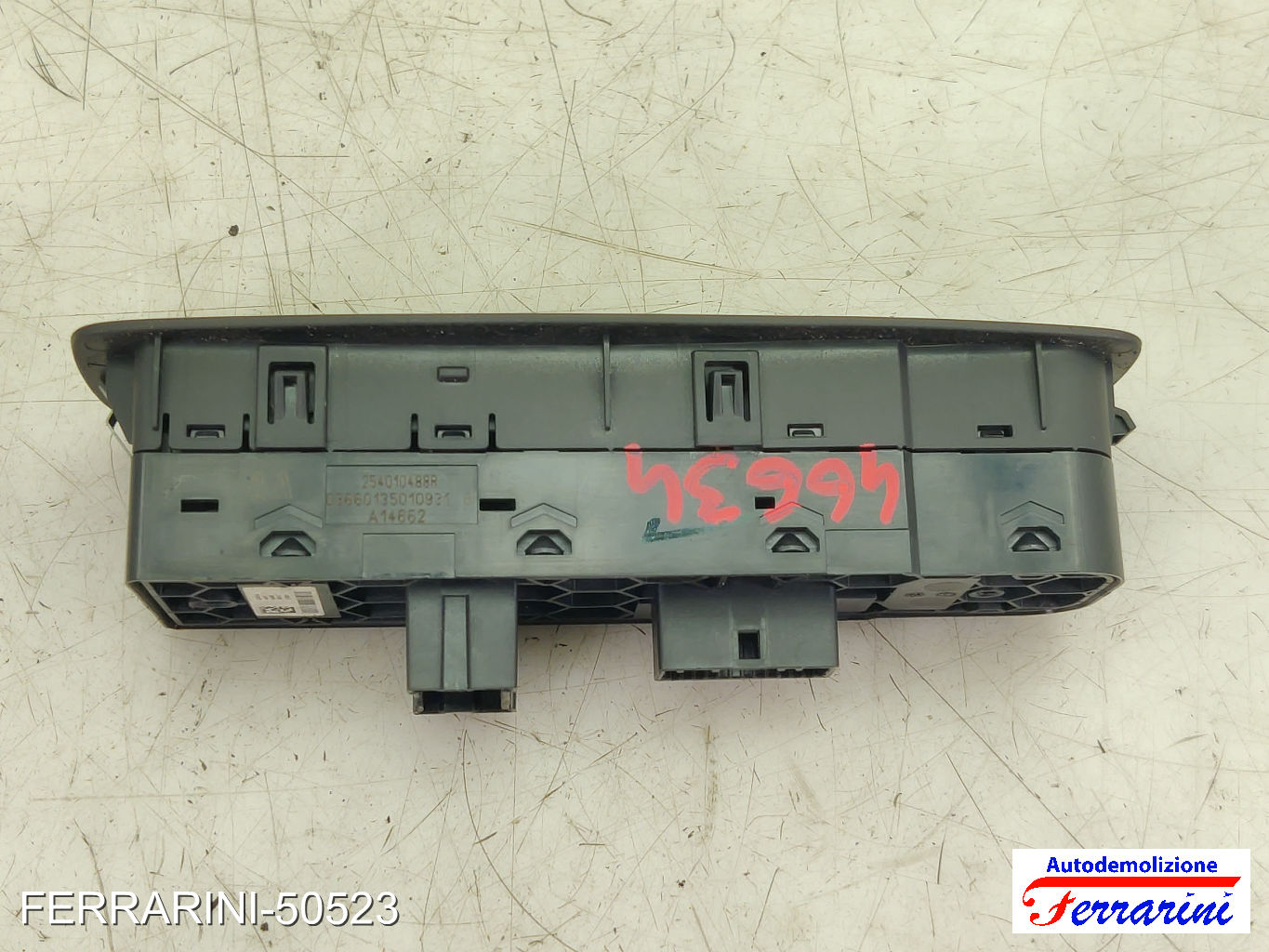 Pulsantiera Tastiera Alzavetro RENAULT MEGANE 4 B9A M N 2015-2023 sinistra, sx 8