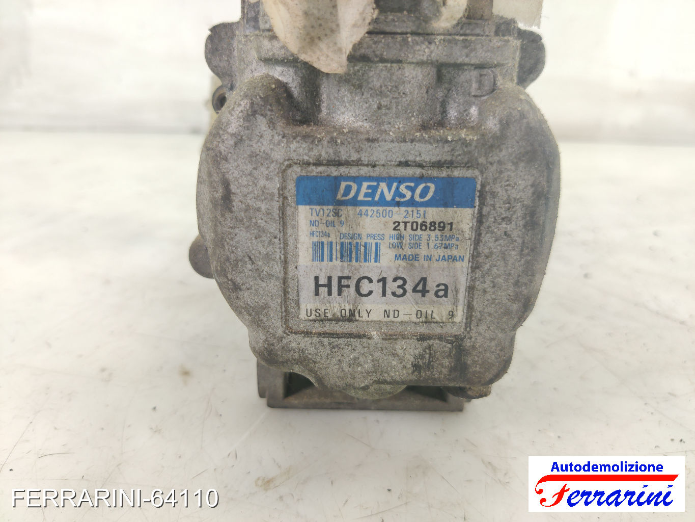 Compressore Clima FIAT BRAVA 182 1.6 16V 1996-2001 46438366, 46427337, 544070900