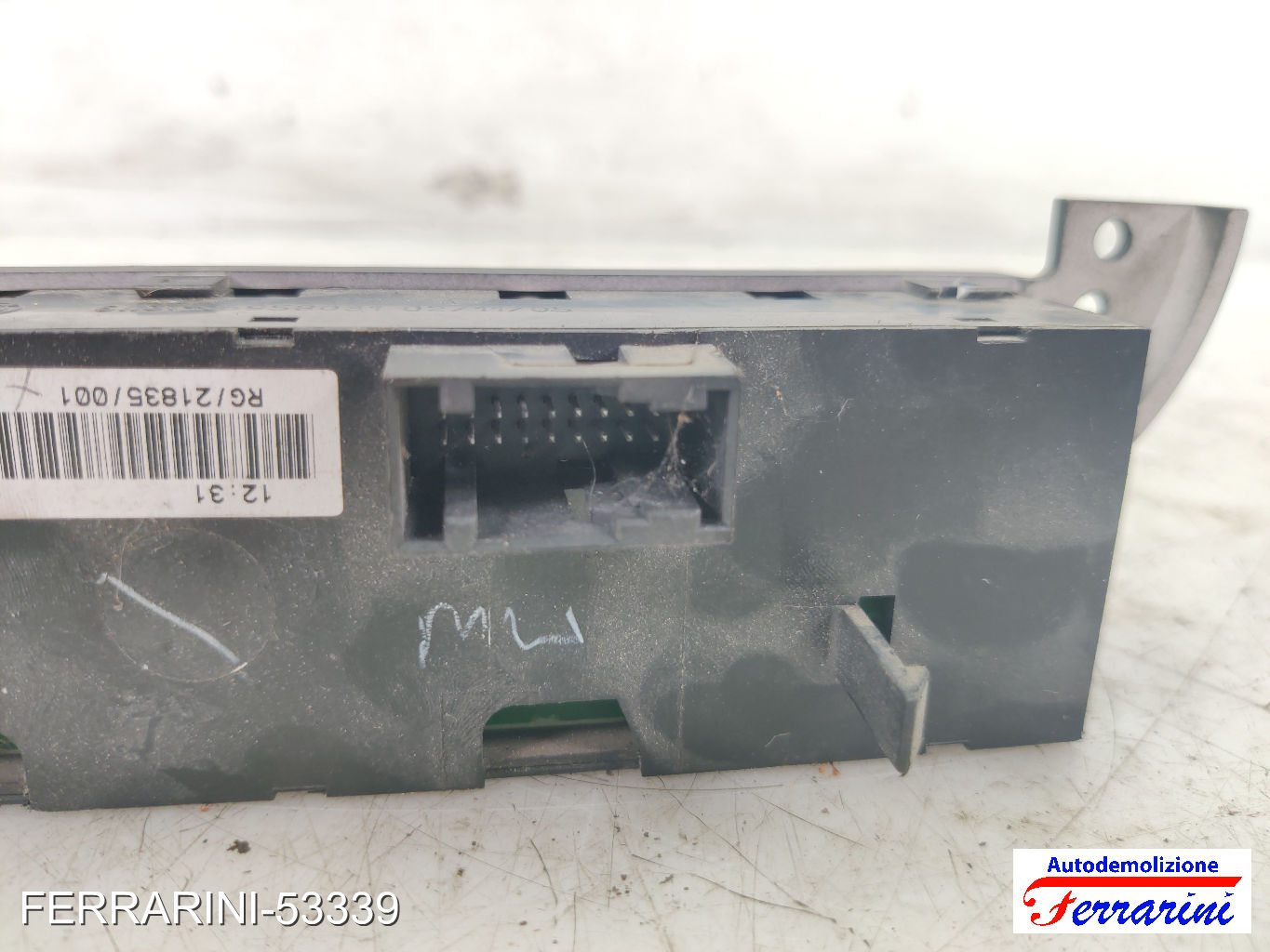 Pulsantiera Tastiera Alzavetro MINI - R50, R53 2001-2006 sinistra, sx, frontale