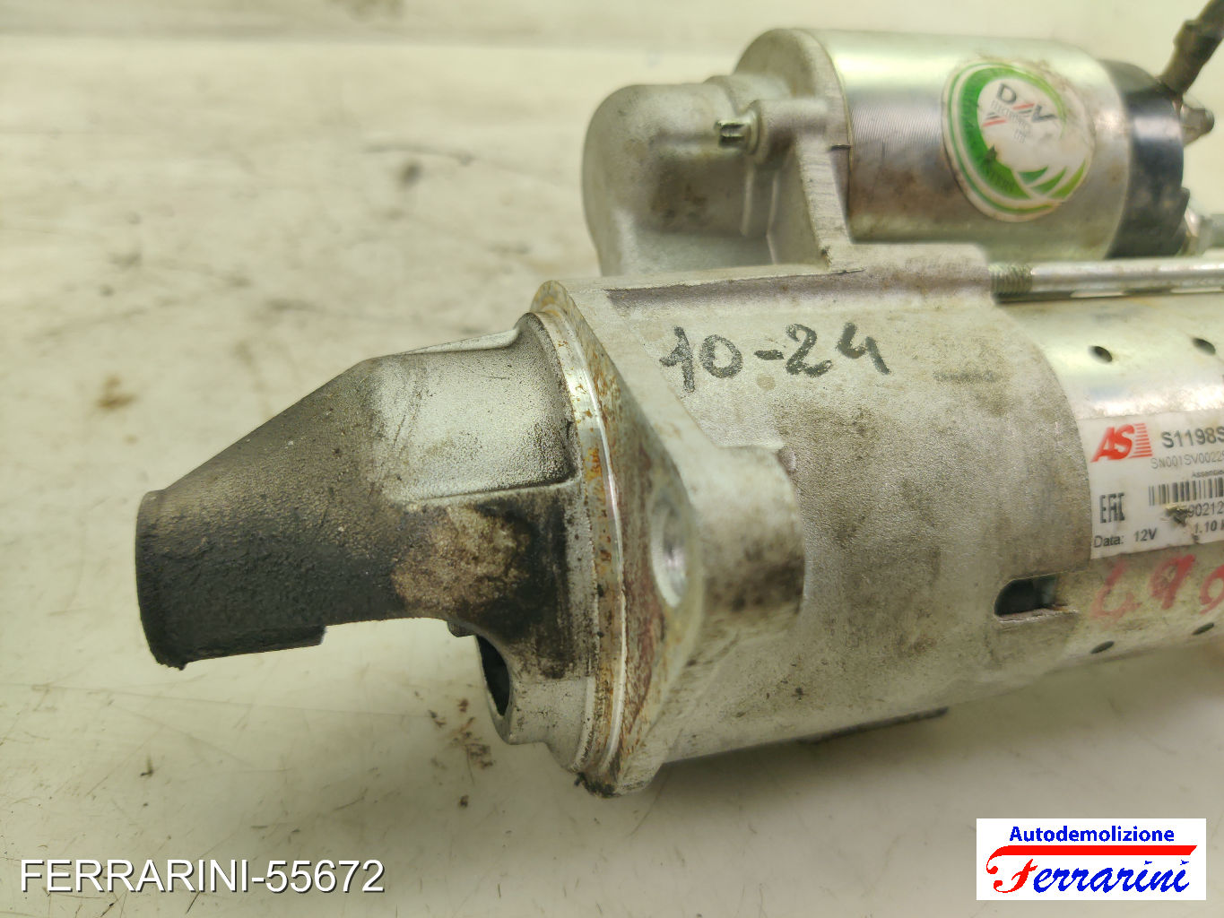 Motorino Avviamento OPEL CORSA C X01 1.0 2003-2009 S1198S 14