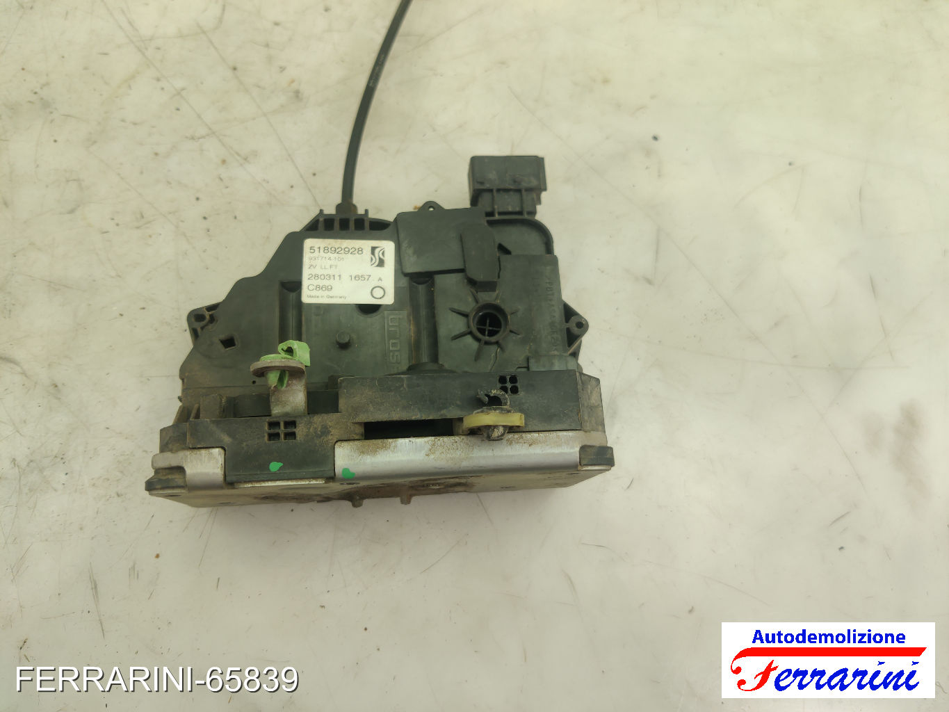 Serratura Porta FIAT PUNTO EVO 199 2009-2012 sinistro, sx, frontale, anteriore