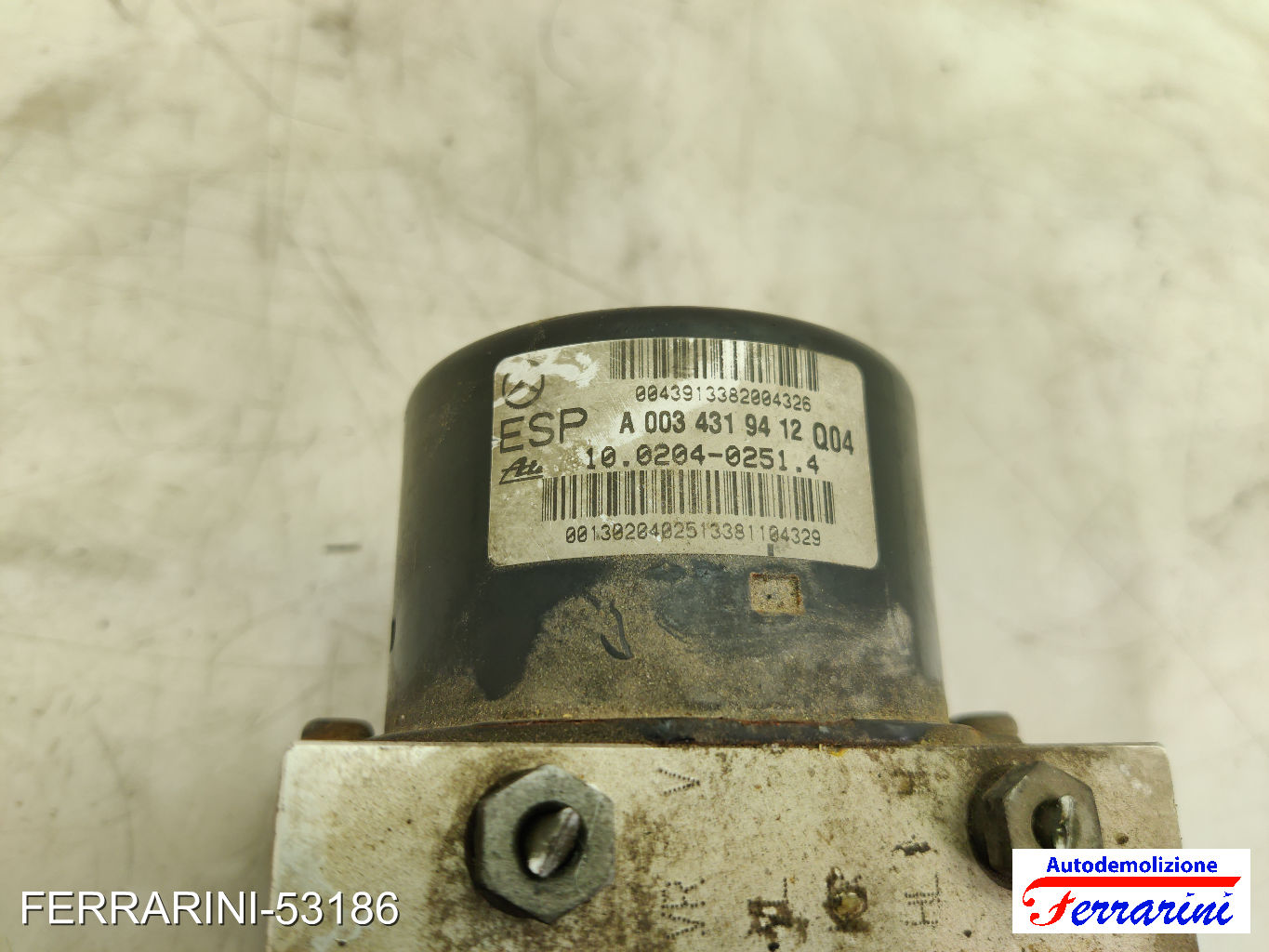Centralina Pompa Abs MERCEDES CLASSE C W203 C 220 CDI 2000-2007 A2095450232 9