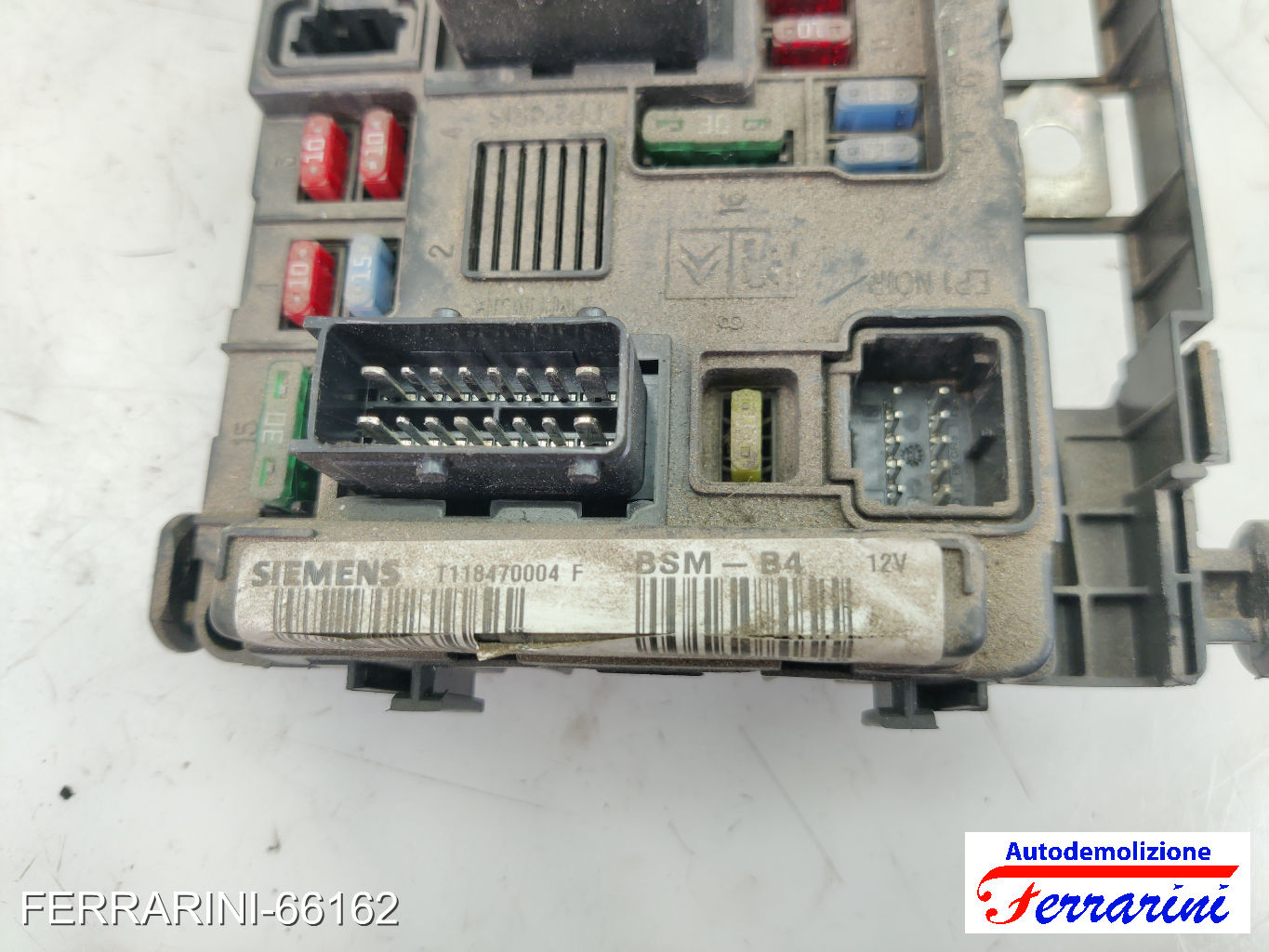 Body Computer CITROEN C2 JM 1.4 HDI 2003-2009 9643498780, T118470004F, BSMB4 9
