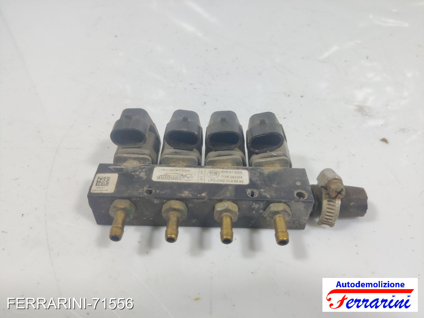 4 iniettori GPL ALFA ROMEO MITO 955 1.4 2008-2013 110R000040 6