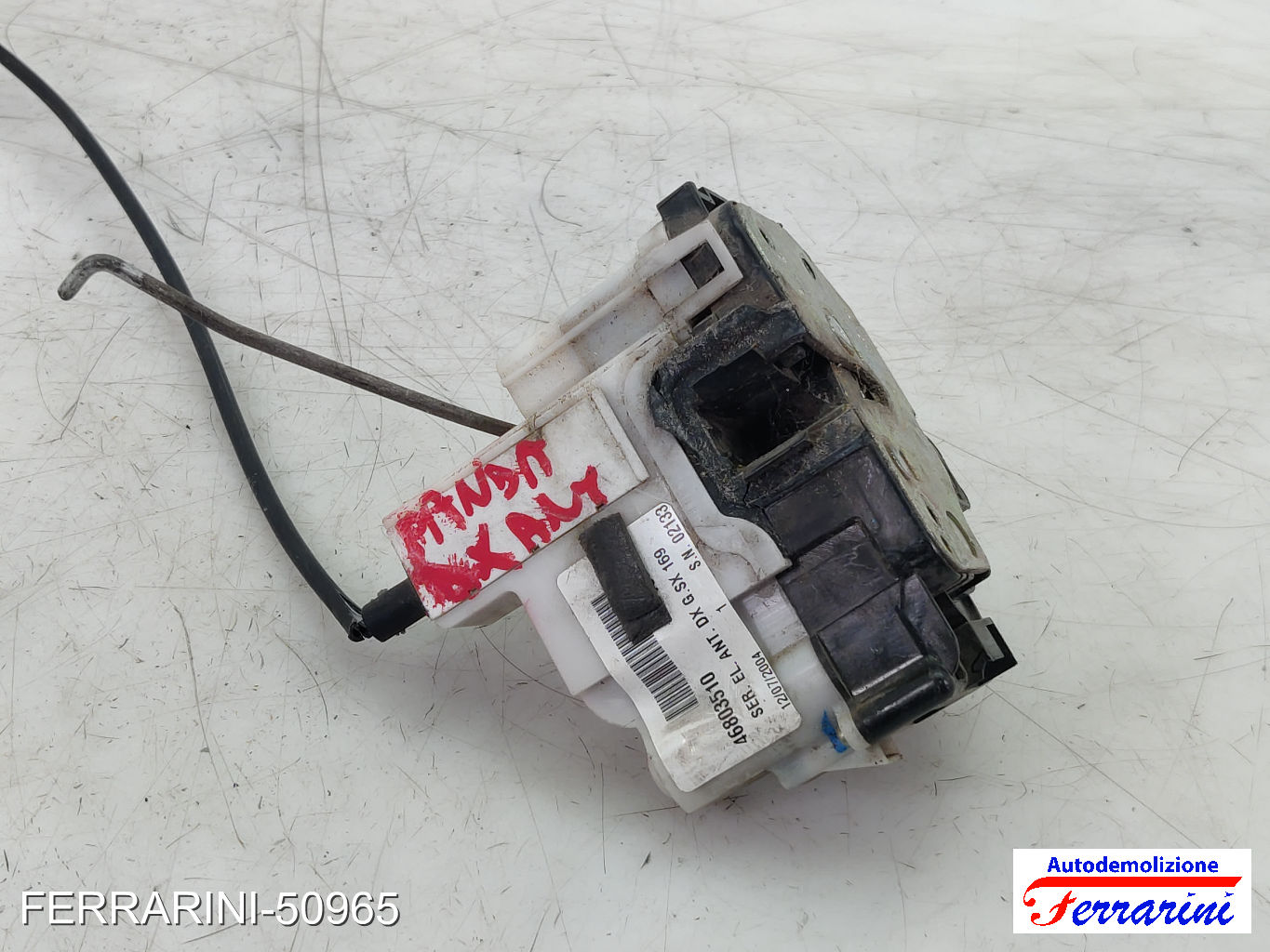 Serratura Porta FIAT PANDA 169 2003-2012 destro, dx, frontale, anteriore 6