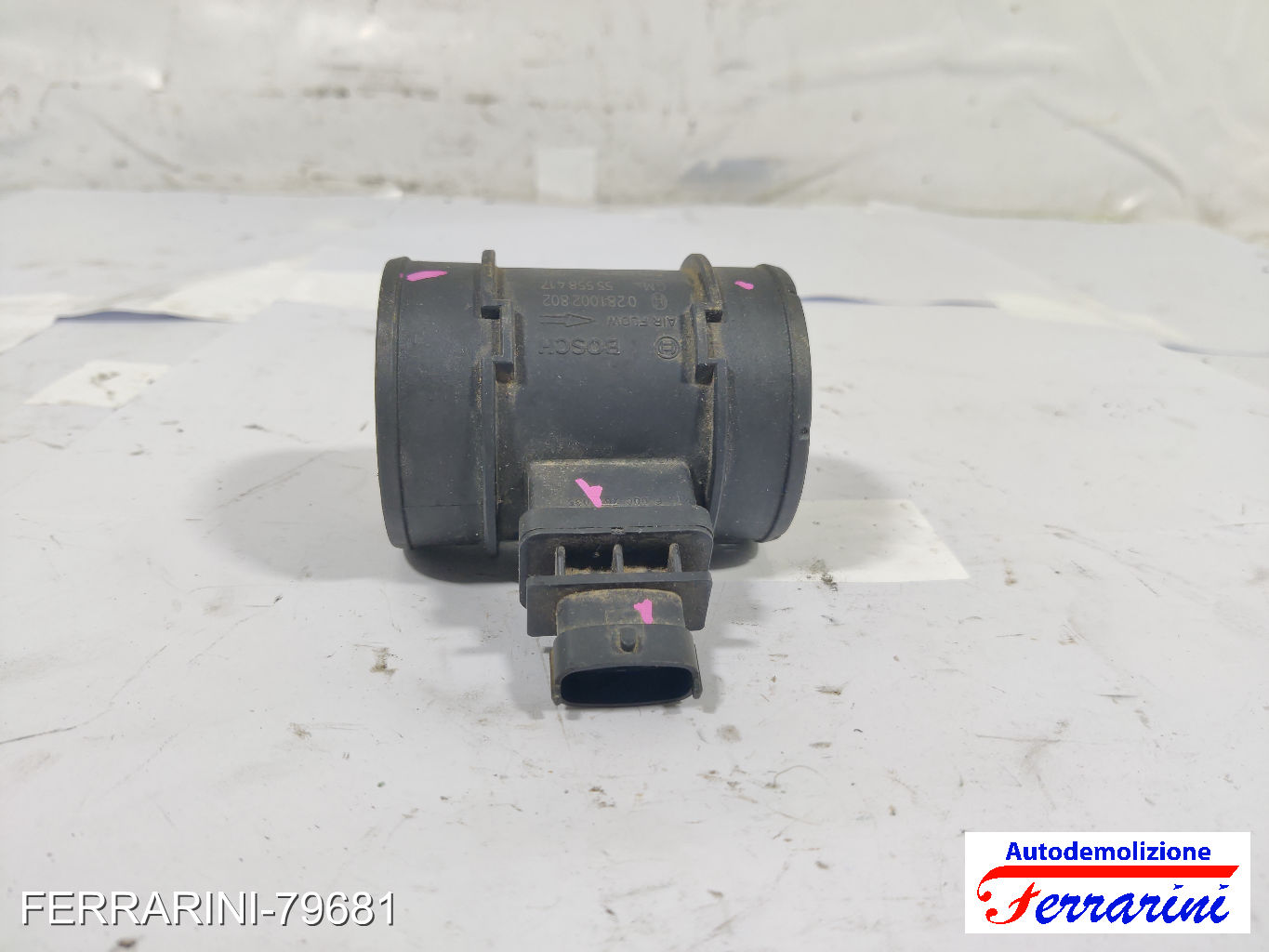 Debimetro OPEL MERIVA A X03 1.3 CDTI 2003-2010 55558417, 0281002802, 14450340