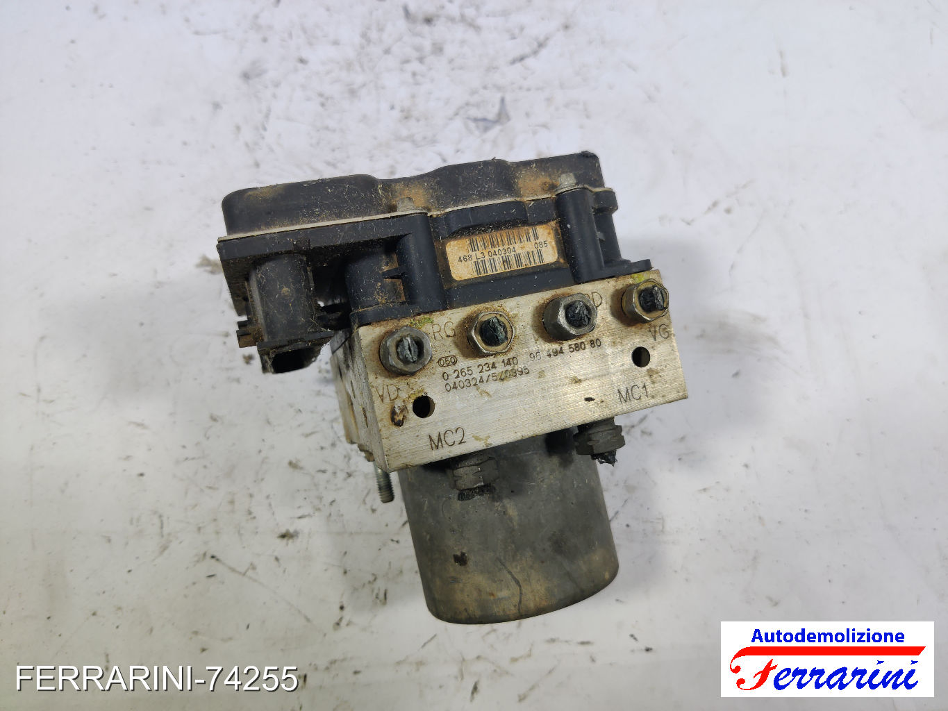 Centralina Pompa Abs PEUGEOT 307 SW 3H 2.0 HDI 110 2002-2009 9649458080 7