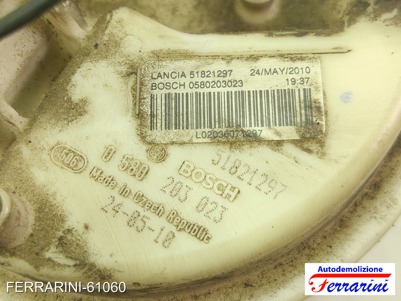 Cestello Pompa Galleggiante Serbatoio LANCIA DELTA 3 844 1.6 D MULTIJET