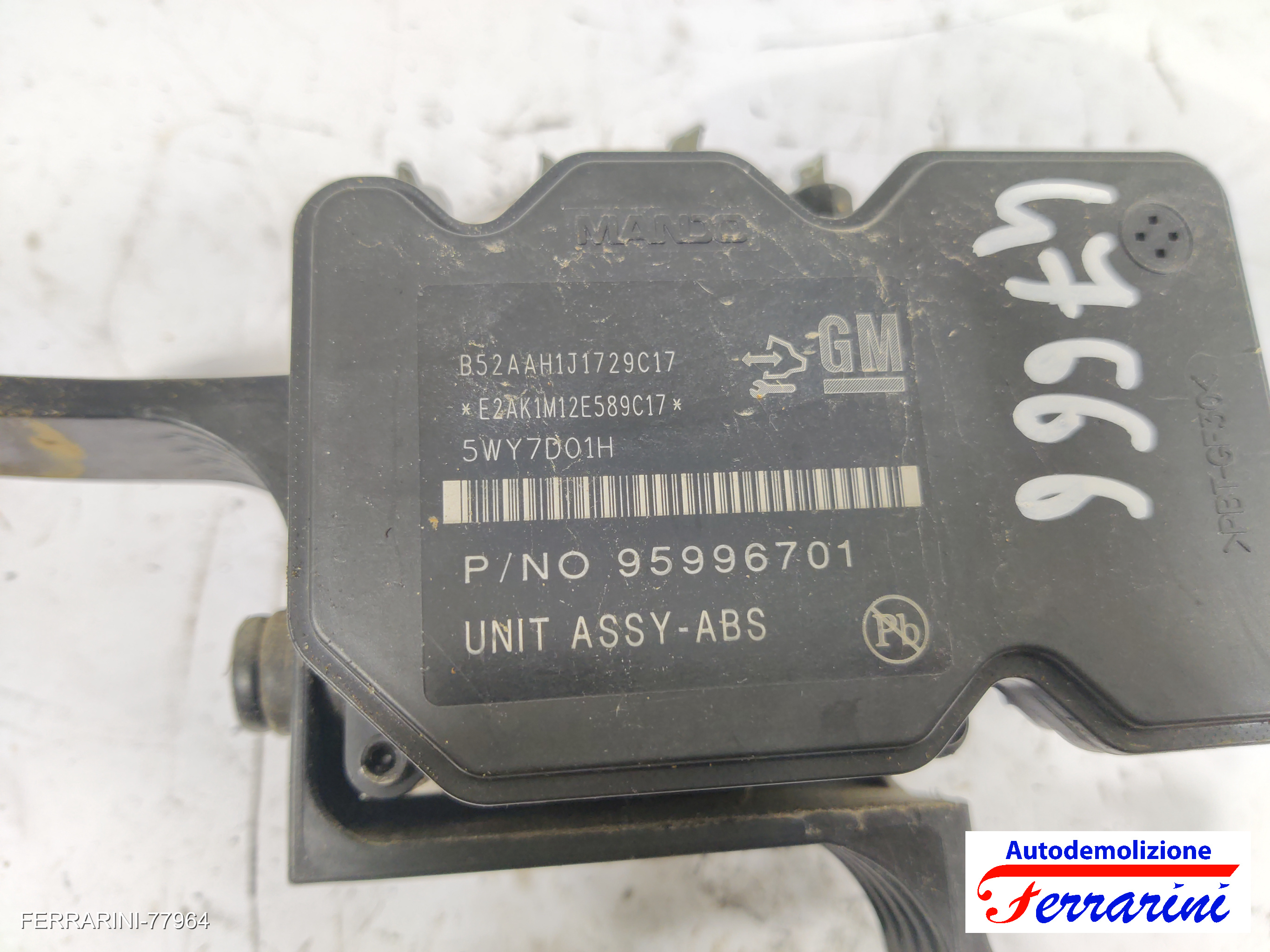 Centralina Pompa Abs CHEVROLET SPARK M300 1.0 2010-2015 95996701, 2111134720843 8