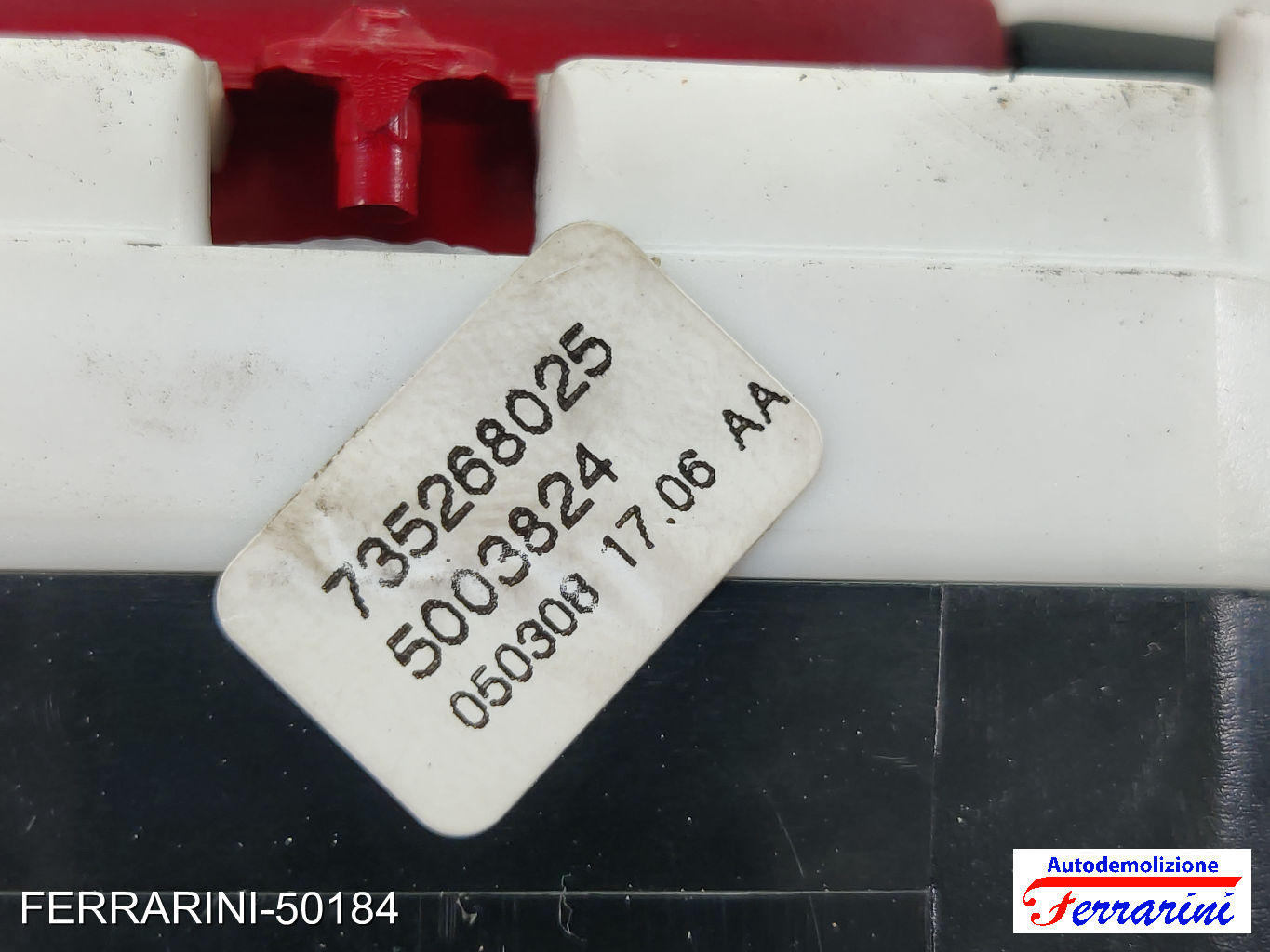 Tastiera Clima FIAT PUNTO 188 1999-2010 anteriore, frontale 735268025, 5003824