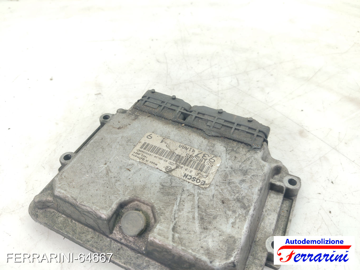 Centralina Motore ALFA ROMEO 147 937 1.9 JTD 2001-2010 55185365, 0281010332