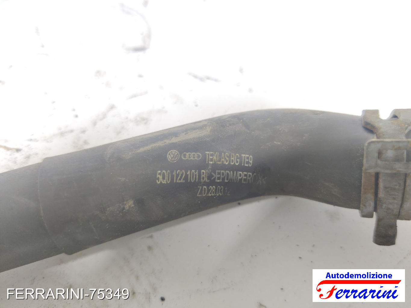 tubo acqua motore CRBC VW GOLF 7 5G1, BE1, BE2, BQ1 2.0 TDI 2012-2020 6