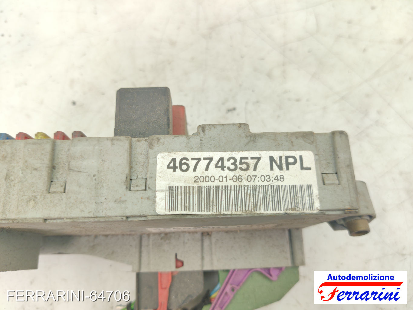Body Computer FIAT PUNTO 188 1.9 DS 60 1999-2012 46552681, 46774357 7