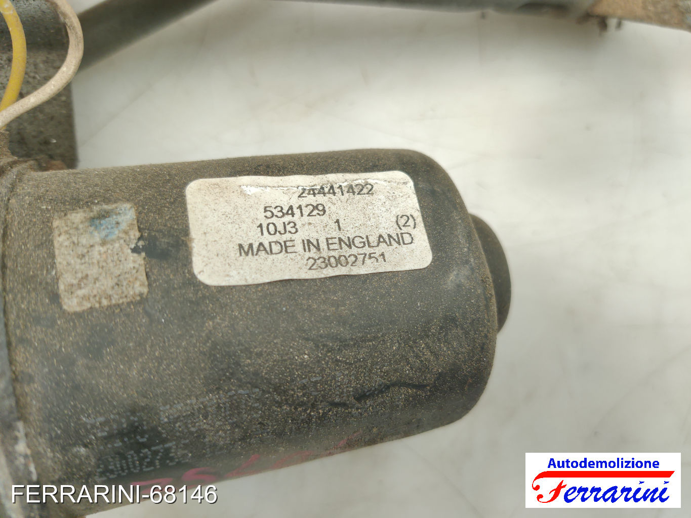 Spazzacqua Motorino Tergicristallo OPEL CORSA C X01 2003-2009 anteriore 6