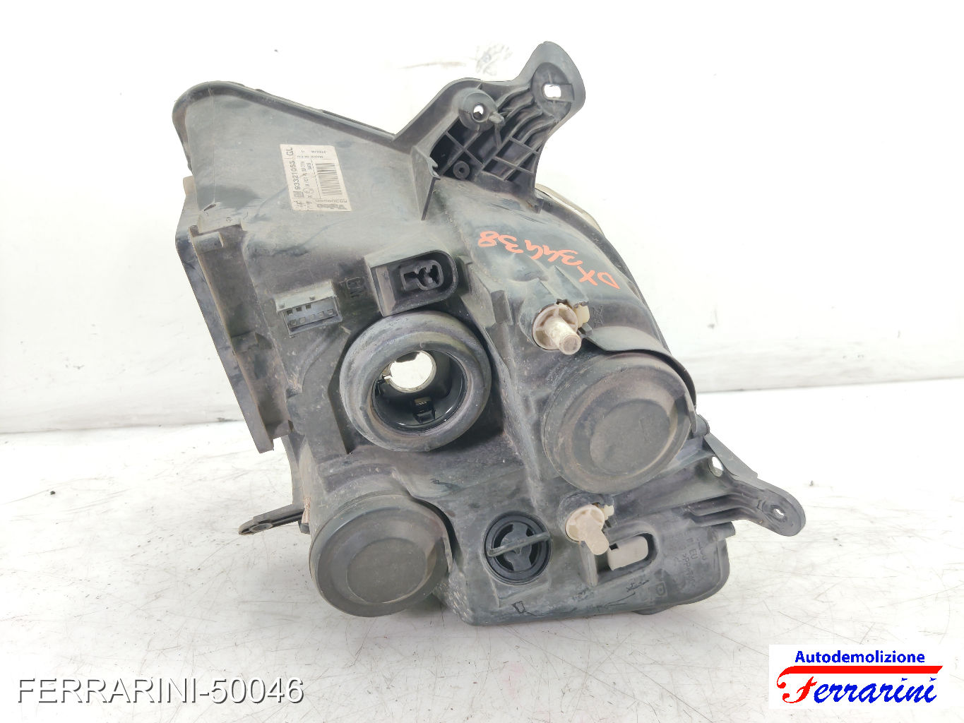Faro Anteriore OPEL MERIVA A X03 2003-2010 destro, dx 93321053, 89308560 6