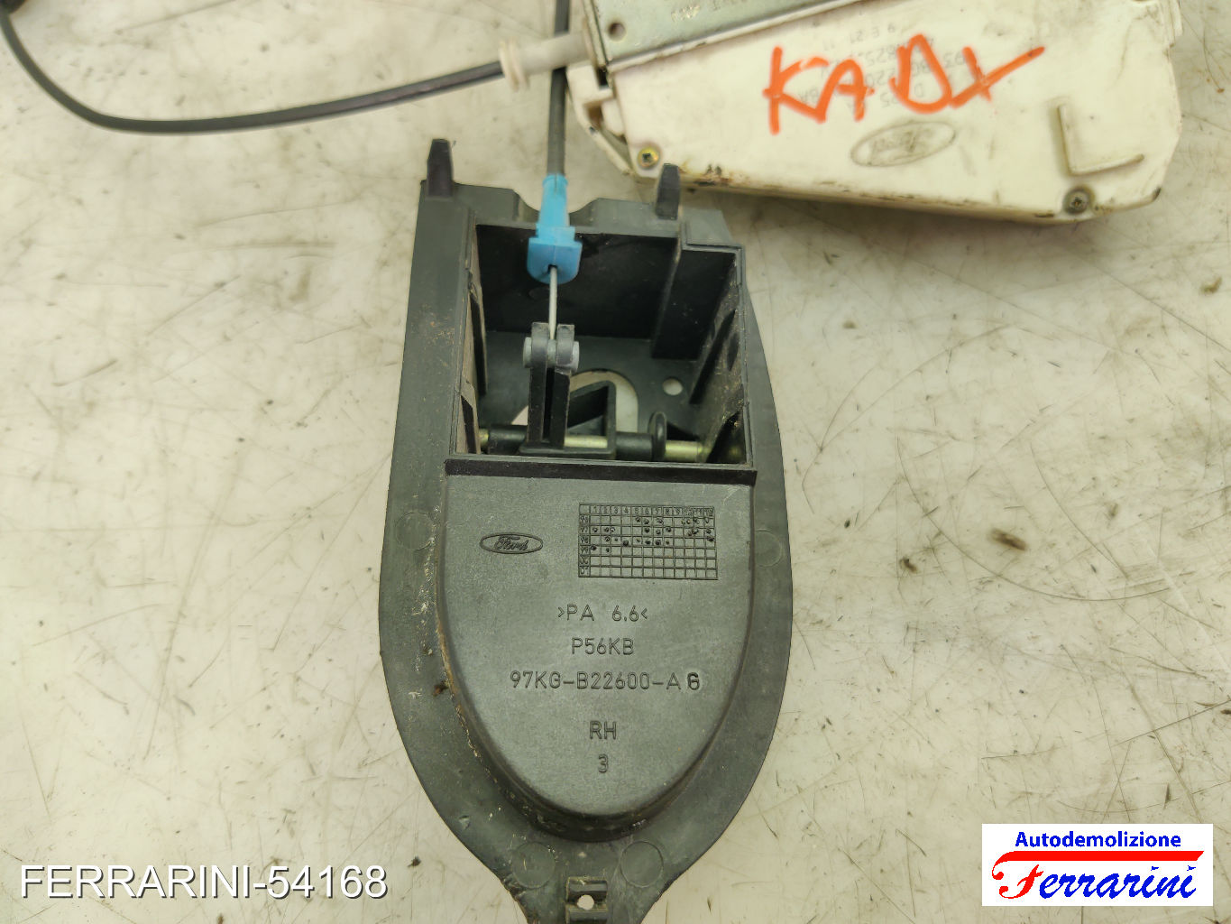 Serratura Porta FORD KA RB 1996-2008 destro, dx, frontale, anteriore