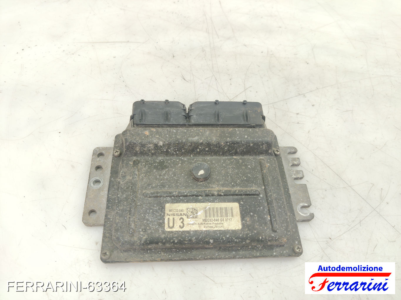 Centralina Motore NISSAN MICRA 3 K12 1.2 16V 2003-2010 23710AY301, MEC32040