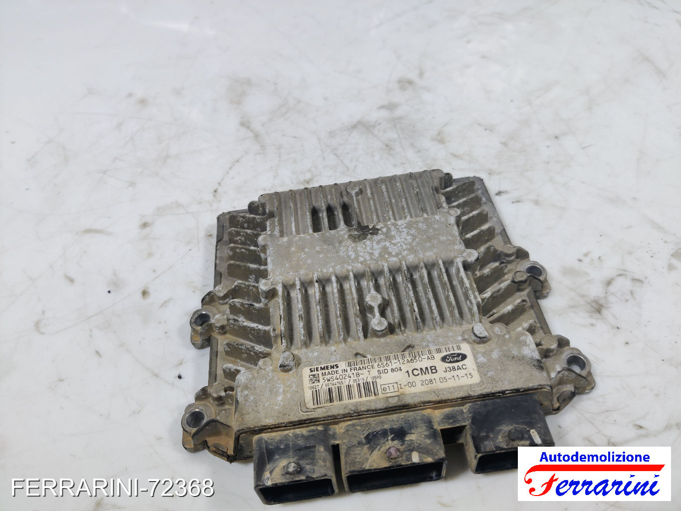 Centralina Motore FORD FIESTA 5 JD, JH 1.4 TDCI 2001-2008 6S6112A650AB, J38AC