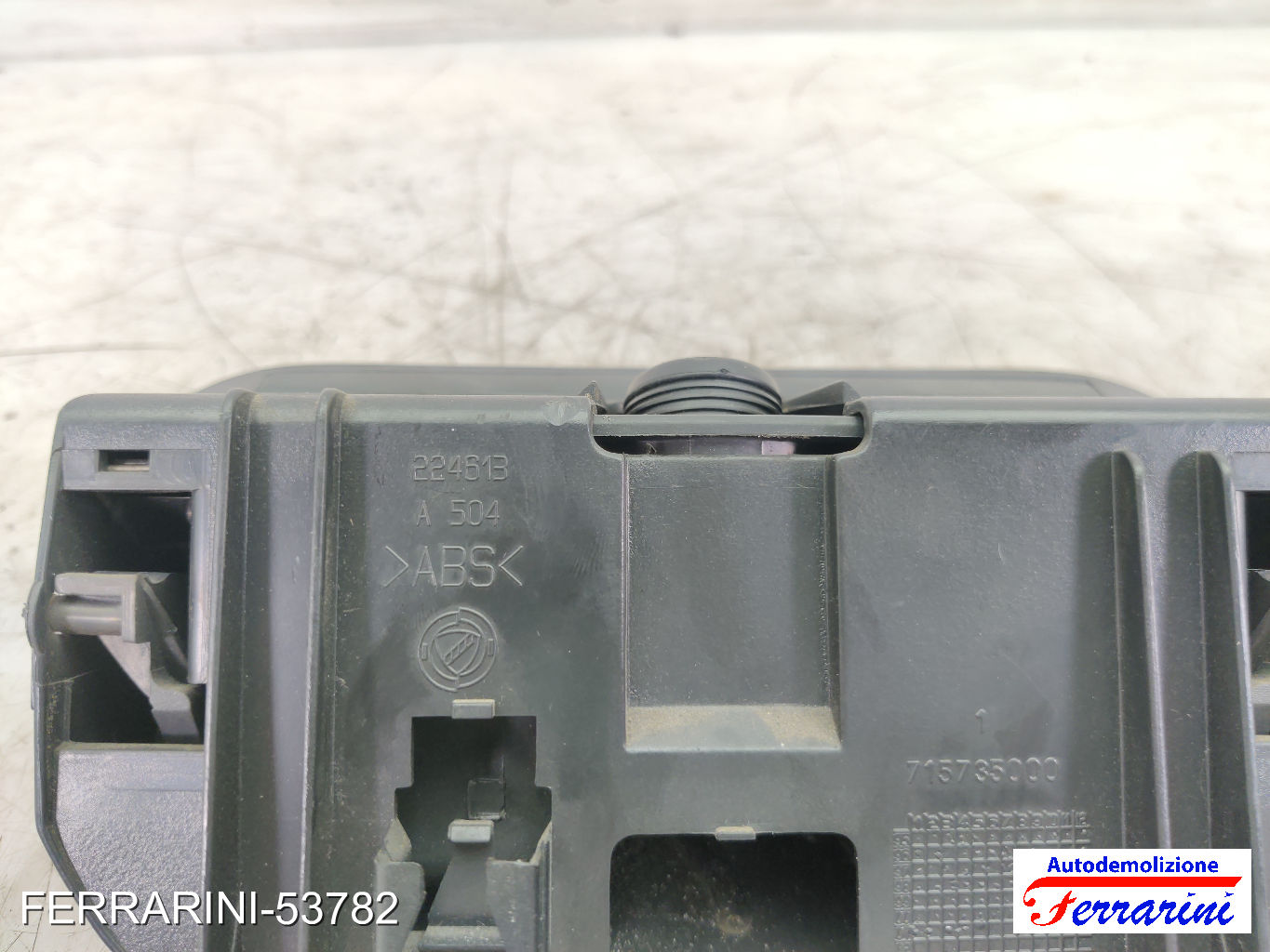 Posacenere FIAT BRAVA 182 2000-2001 715735000, 224613, 224615 6