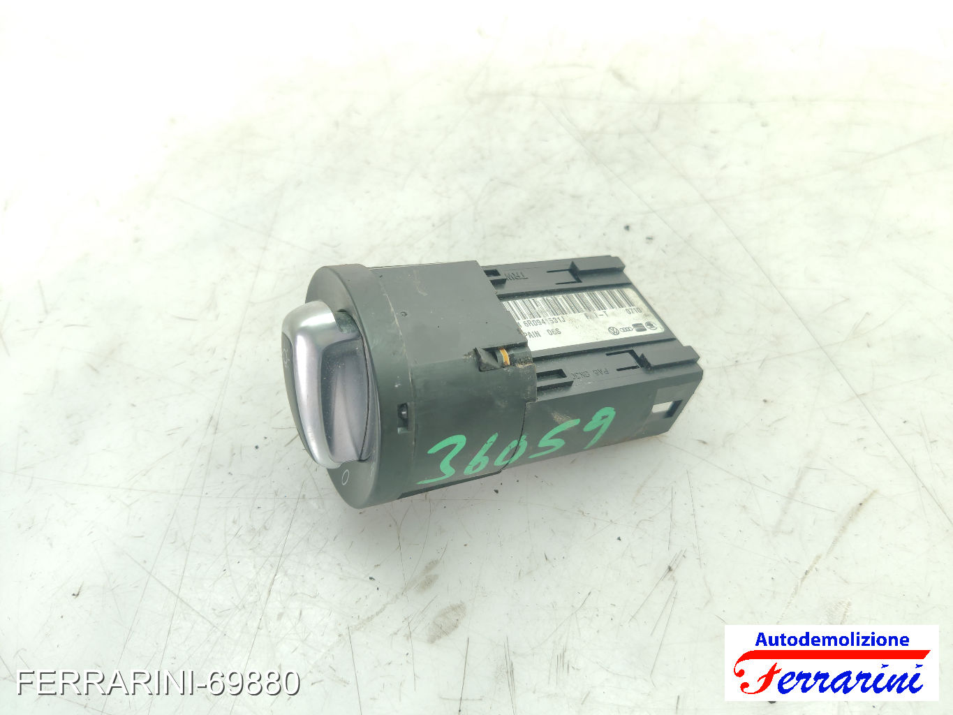 Interruttore Luci Fari VW POLO 6C1, 6R1 2009-2023 6R0941531J, 6R0941531G 6