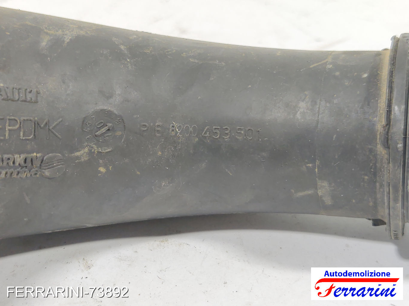 tubo aria aspirazione, intercooler K9K F7 RENAULT SCENIC 2 JM0/1 1.5 DCI
