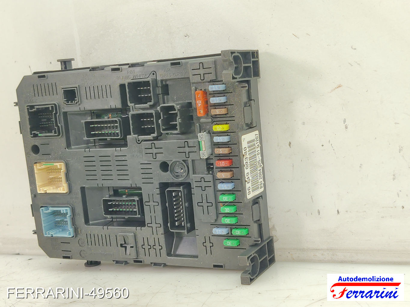 Body Computer PEUGEOT 307 BREAK 3E 1.6 HDI 2005-2008 9664969380, 281215546 9