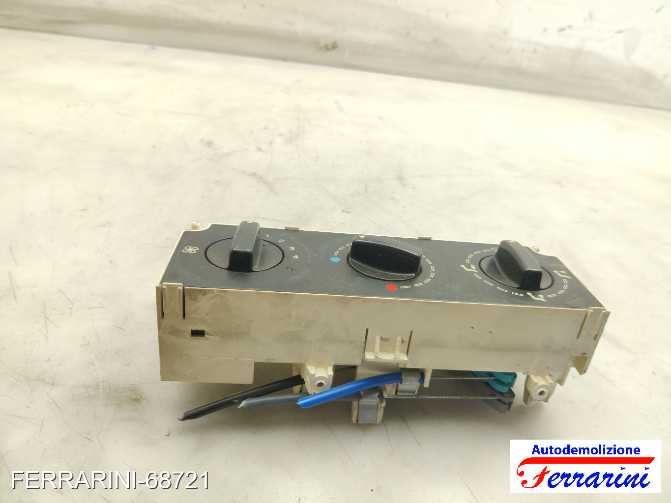 Tastiera Clima CITROEN BERLINGO M 1999-2011 anteriore, frontale 6451AG 7