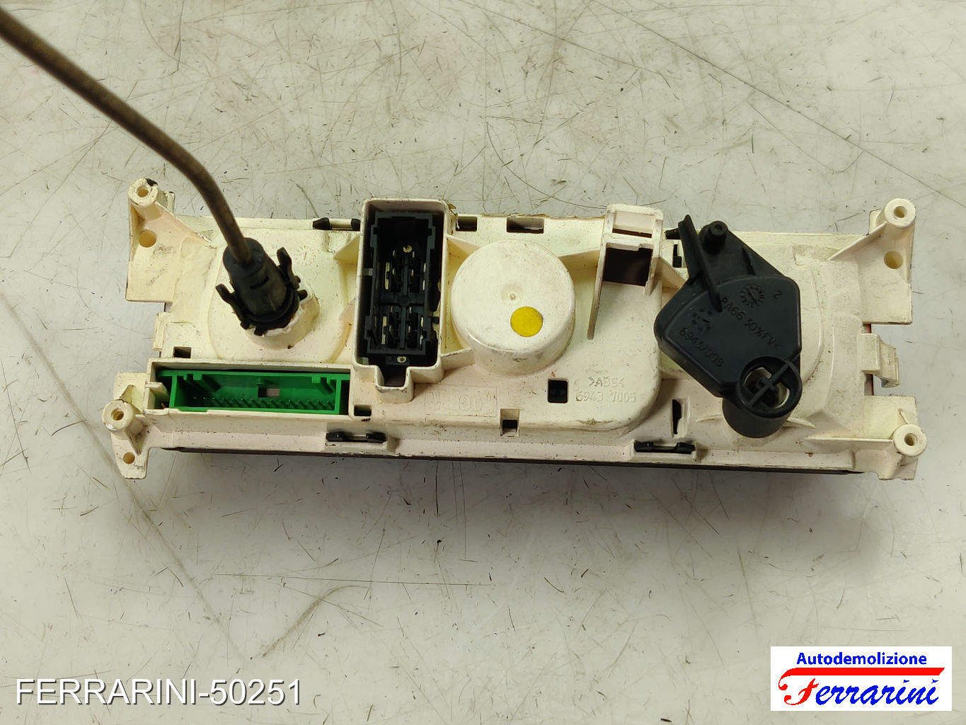 Tastiera Clima MINI - R50, R53 2001-2006 anteriore, frontale 64111502214