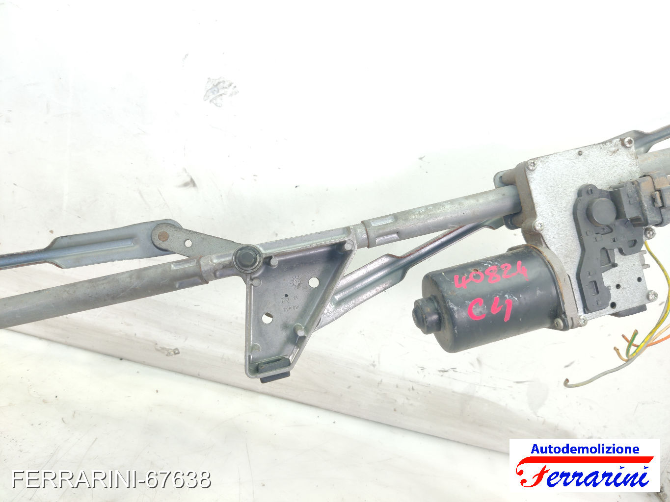 Spazzacqua Motorino Tergicristallo CITROEN C4 LC 2004-2011 anteriore, frontale 8