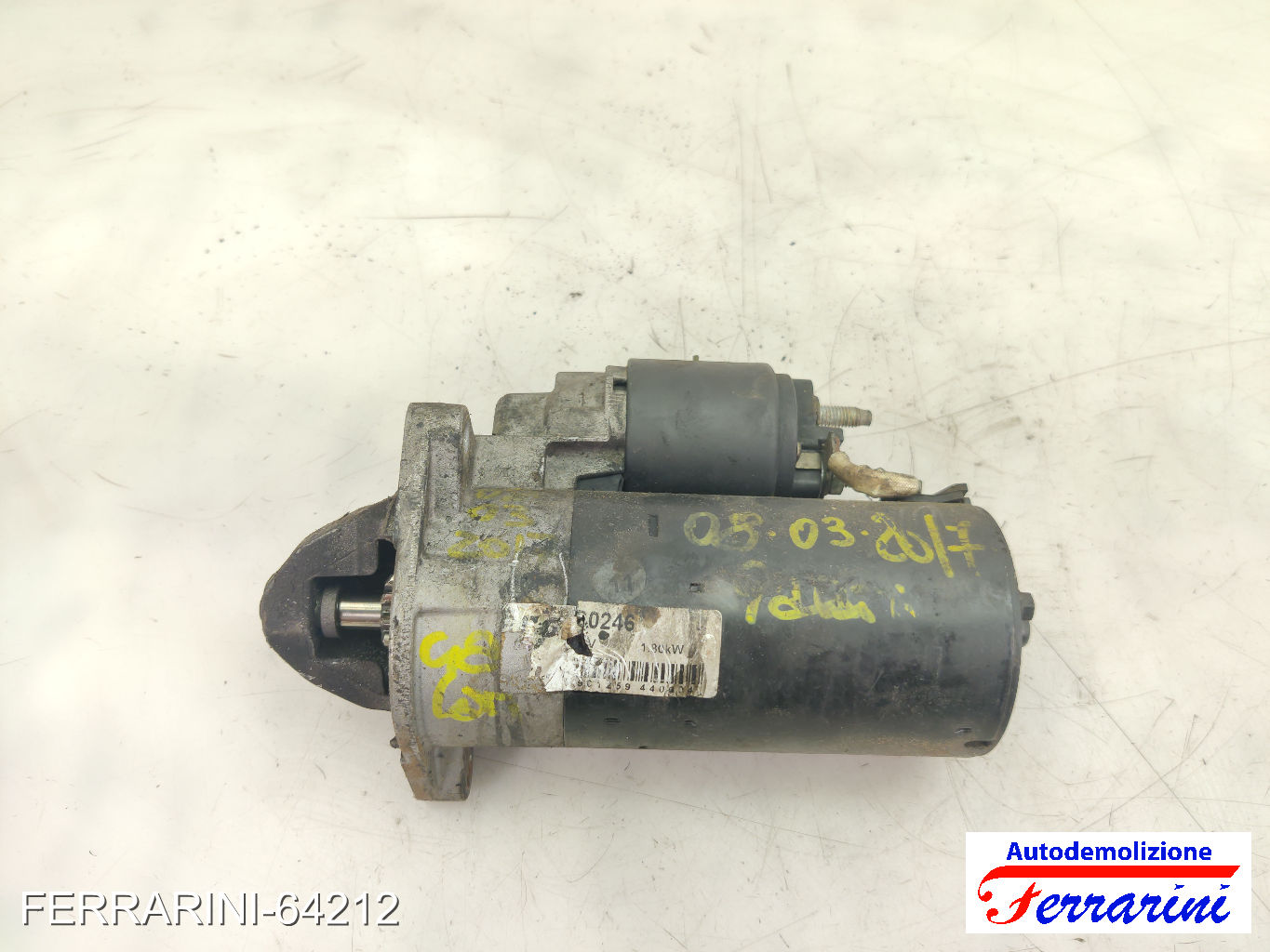 Motorino Avviamento FIAT MULTIPLA 186 1.9 JTD 115 2002-2010 0001108202