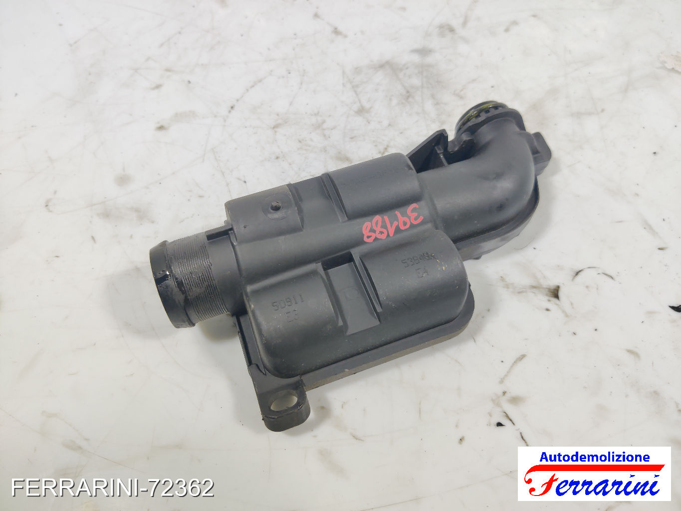 tubo aria aspirazione silenziatore FORD FIESTA 5 JD, JH 1.4 TDCI 2001-2008