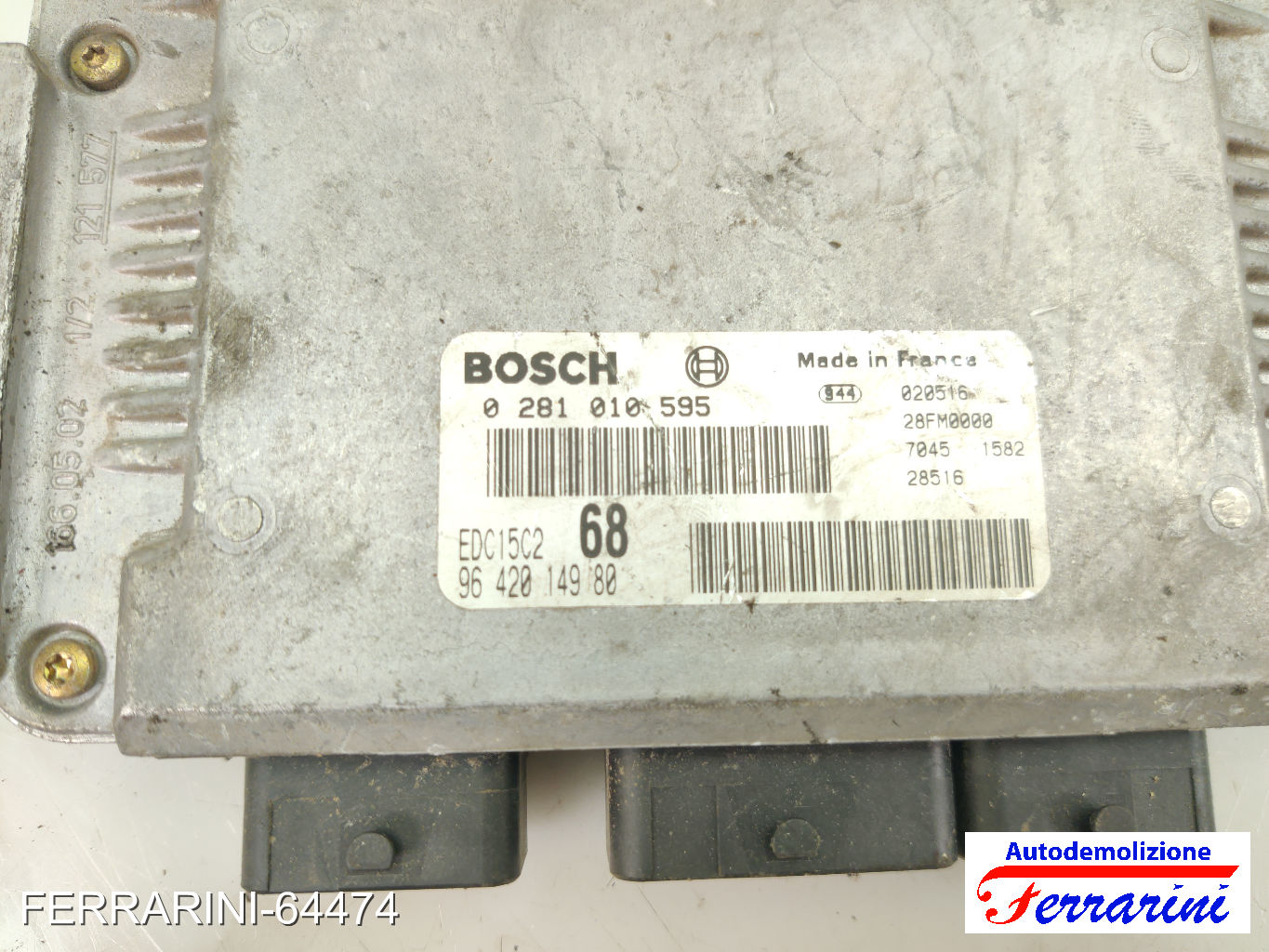 Centralina Motore CITROEN XSARA PICASSO N68 2.0 HDI 1999-2011 9642014980 7