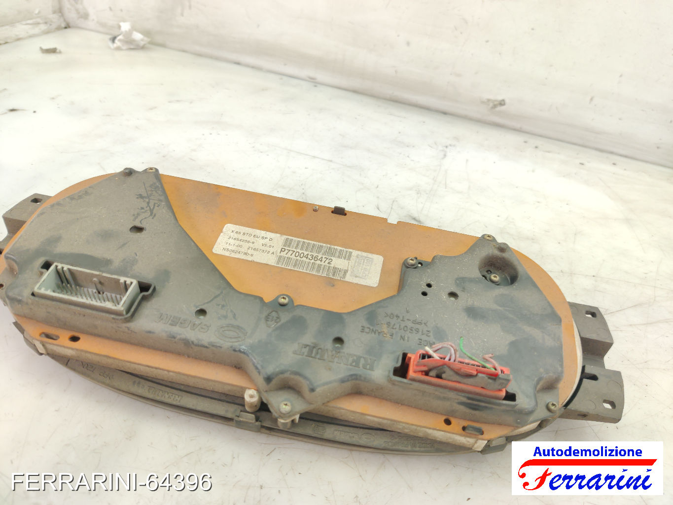 Quadro Contachilometri RENAULT CLIO 2 BB, CB 1.2 1998-2010 7700436472