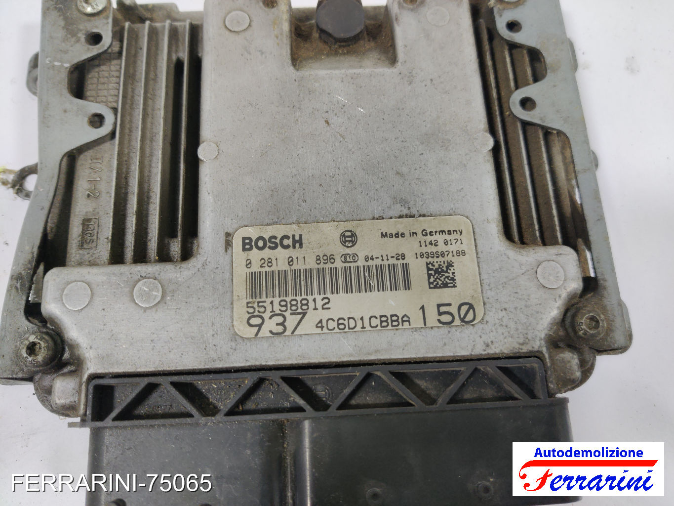 Centralina Motore ALFA ROMEO GT 937 1.9 JTD 2003-2010 55198812, 0281011896