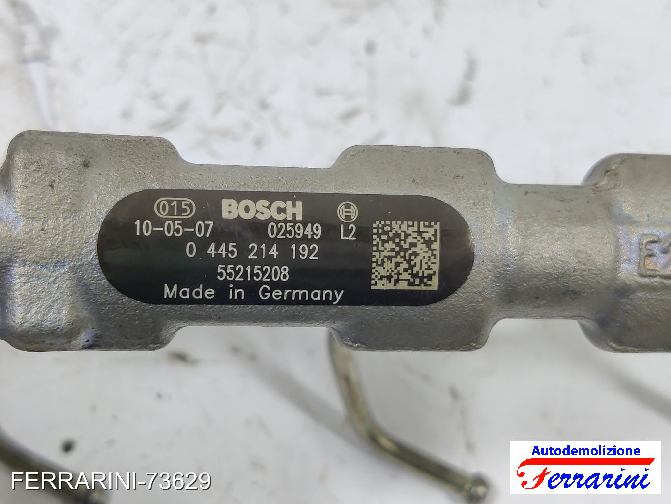 Flauto Iniettori FIAT BRAVO 2 198 1.6 D MULTIJET 2008-2014 55215208, 0445214192